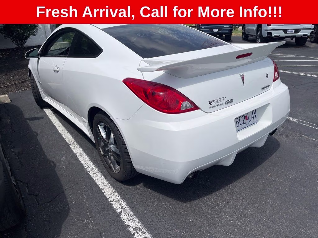 2009 Pure (Summit White) Pontiac G6 GXP FWD Coupe