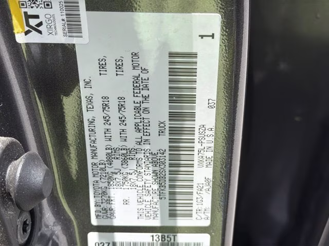 2025 Magnetic Gray Metallic Toyota Tundra 4WD SR 4X4 Truck