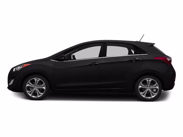 2014 Black Noir Pearl Hyundai Elantra GT Base FWD Hatchback