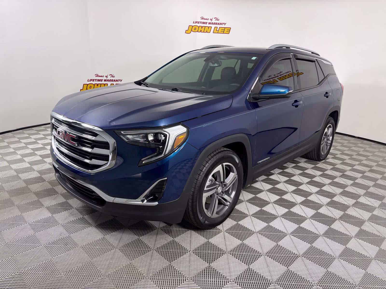 2019 Blue Emerald Metallic GMC Terrain SLT FWD SUV