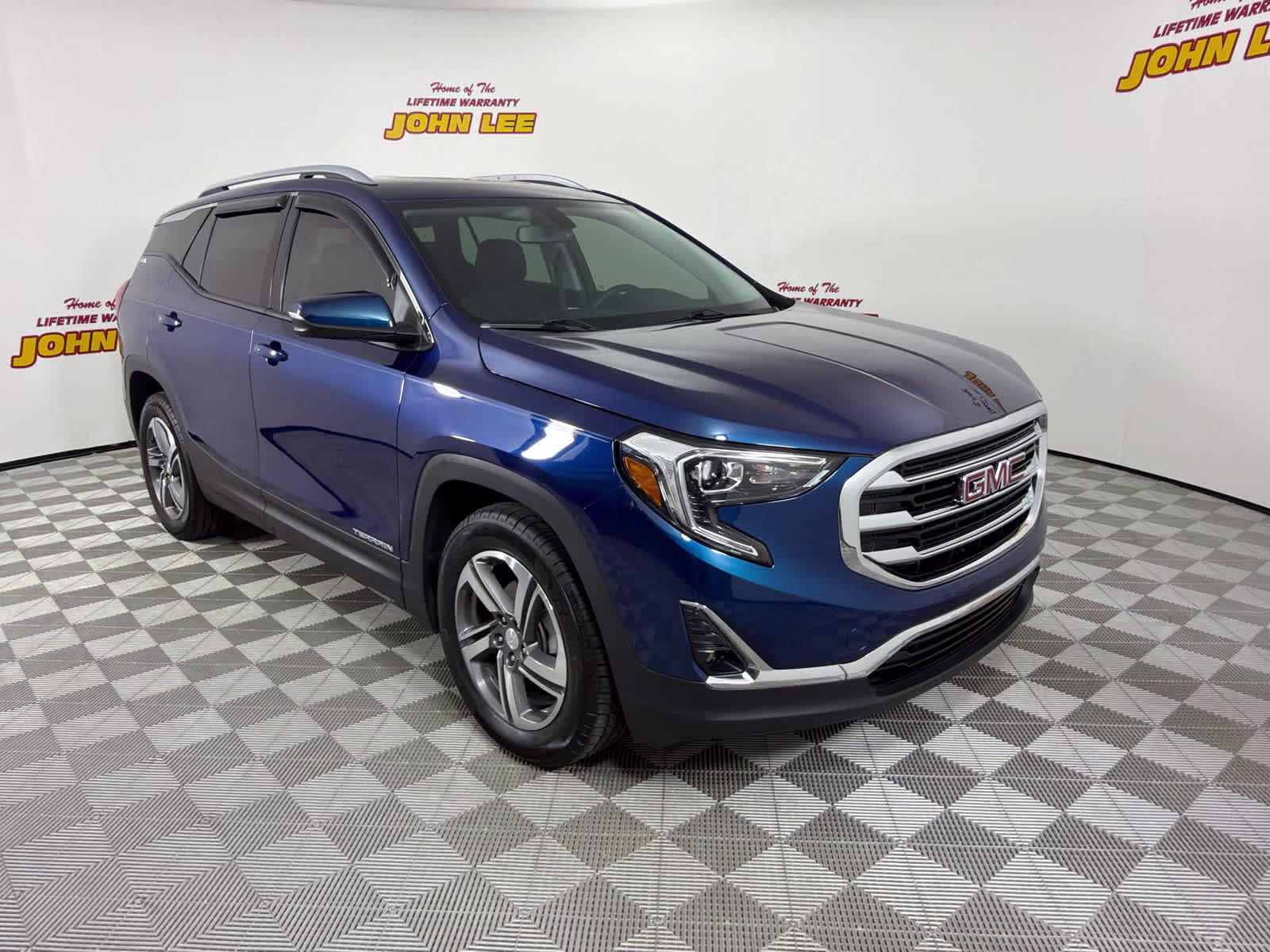 2019 Blue Emerald Metallic GMC Terrain SLT FWD SUV