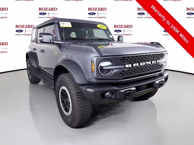 2023 Carbonized Gray Metallic Ford Bronco Badlands 4X4 SUV