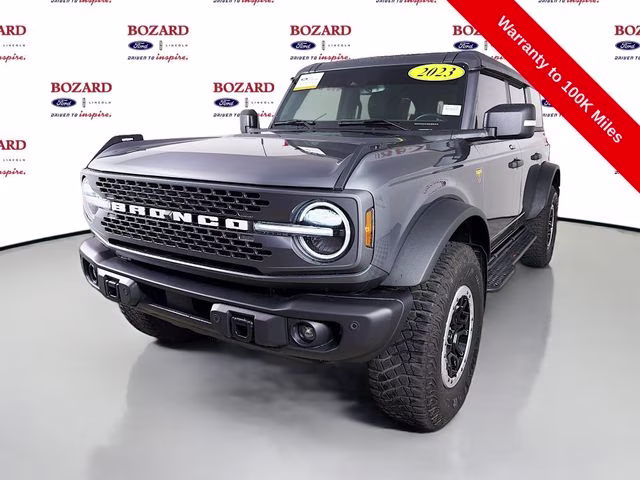 2023 Carbonized Gray Metallic Ford Bronco Badlands 4X4 SUV