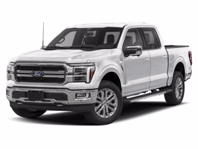 2025 Space White Metallic Ford F-150 Lariat 4X4 Truck