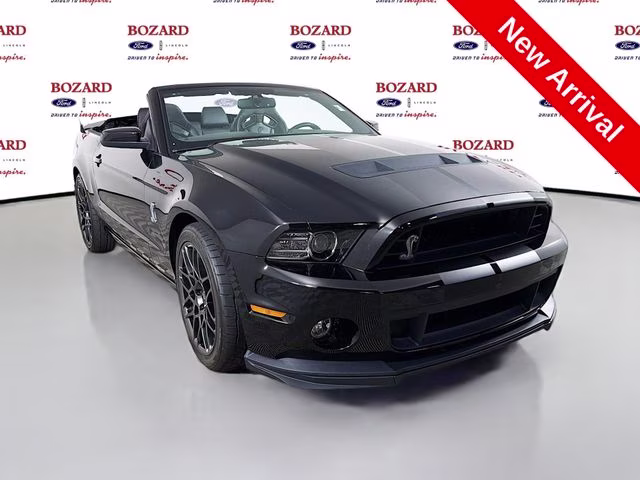 2013 Black Ford Mustang Shelby GT500 RWD Convertible