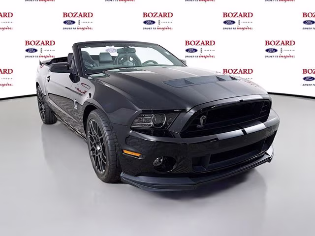 2013 Black Ford Mustang Shelby GT500 RWD Convertible