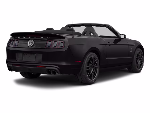 2013 Black Ford Mustang Shelby GT500 RWD Convertible