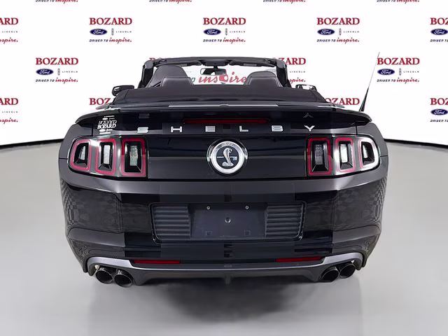 2013 Black Ford Mustang Shelby GT500 RWD Convertible