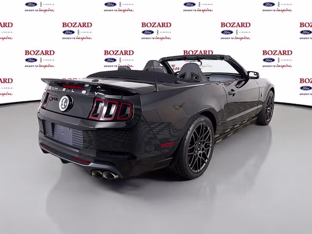 2013 Black Ford Mustang Shelby GT500 RWD Convertible