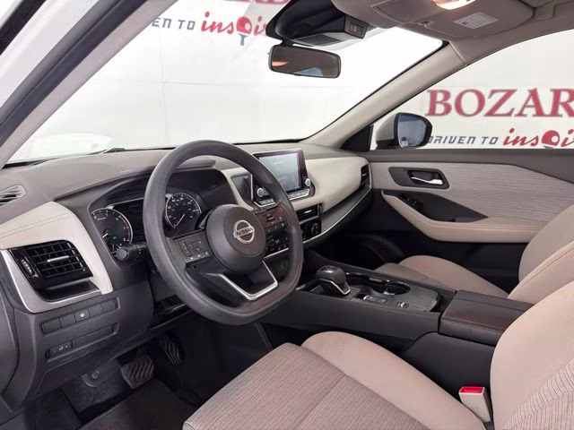 2021 Pearl White Nissan Rogue SV FWD SUV