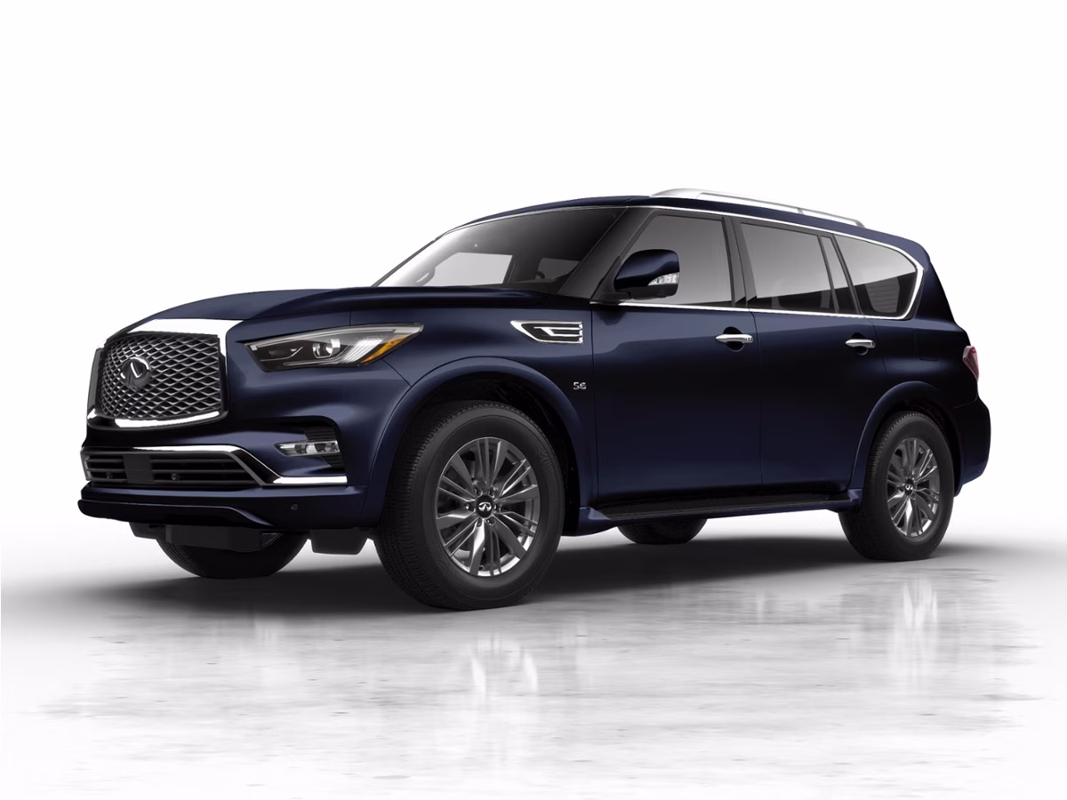2018 Black Obsidian INFINITI QX80 Base RWD SUV