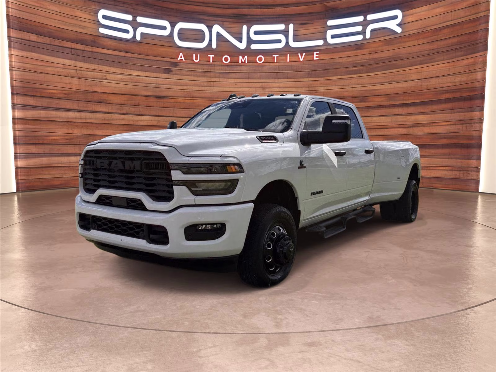 Bright White Clearcoat 2025 RAM 3500 Pickup Truck Four-Wheel Drive 8-Speed Automatic