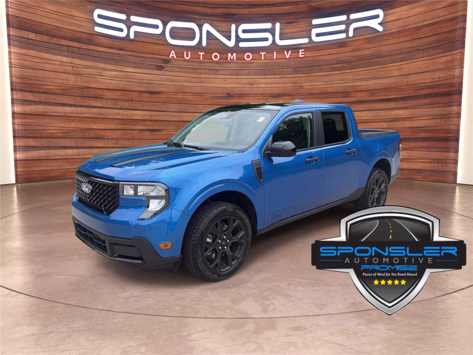 2026 Velocity Blue Ford Maverick XLT AWD Truck