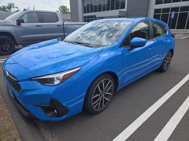 2024 Oasis Blue Pearl Subaru Impreza Sport AWD Hatchback