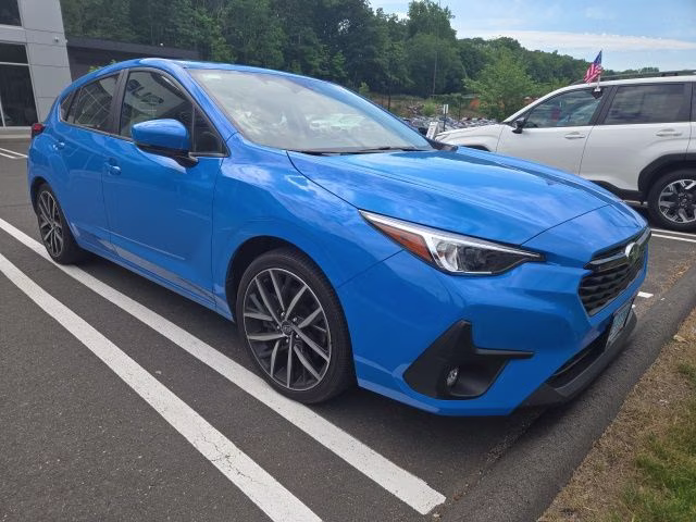 2024 Oasis Blue Pearl Subaru Impreza Sport AWD Hatchback