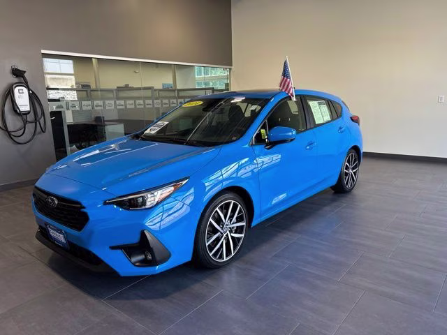 2024 Oasis Blue Pearl Subaru Impreza Sport AWD Hatchback