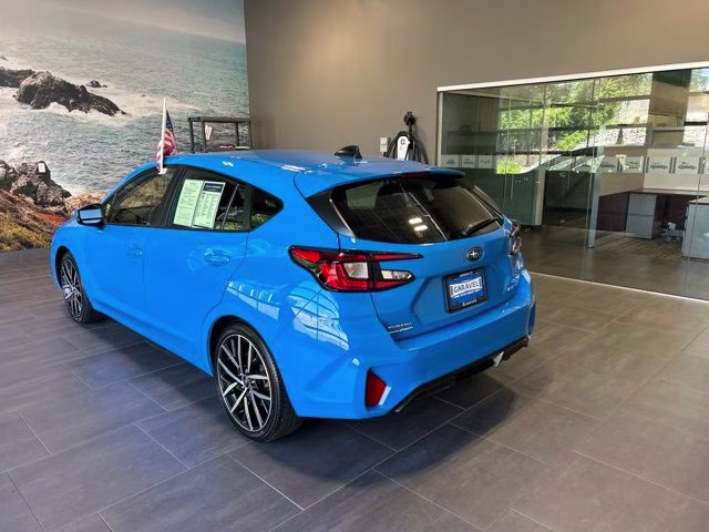 2024 Oasis Blue Pearl Subaru Impreza Sport AWD Hatchback