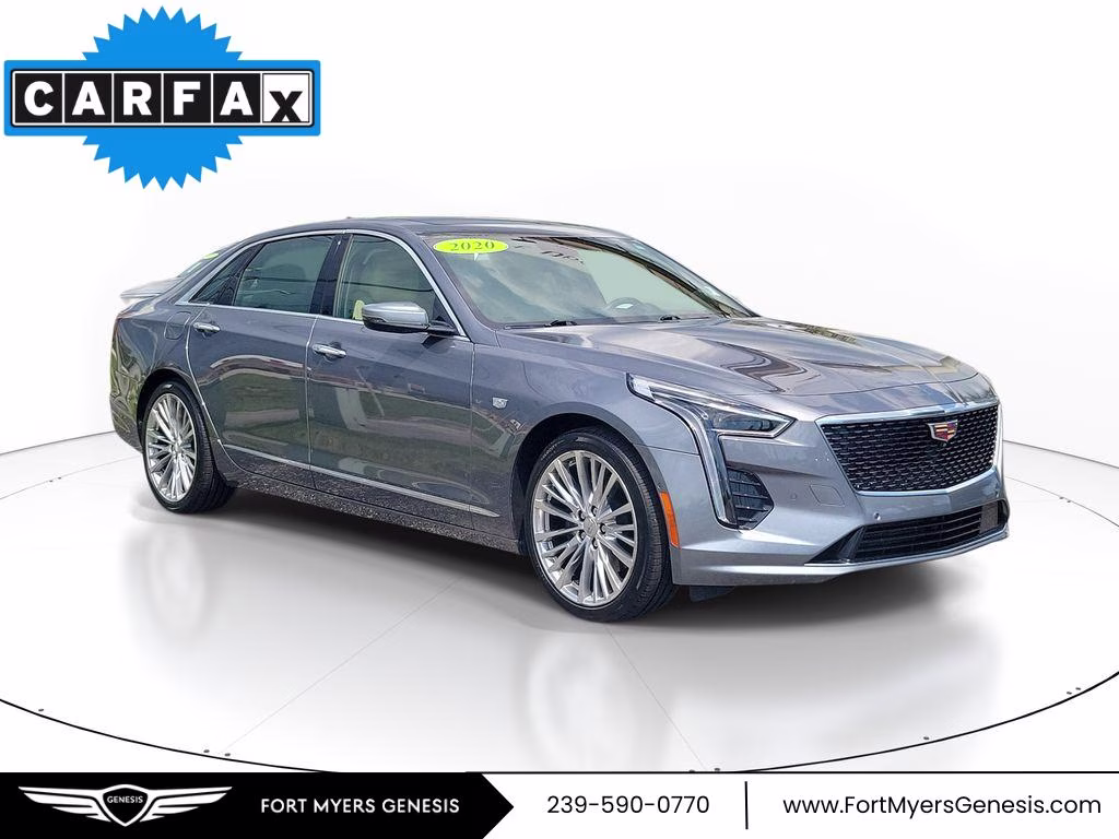 2020 Satin Steel Metallic Cadillac CT6 Premium Luxury AWD Sedan