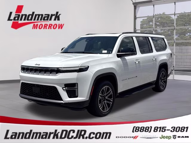 2026 Bright White Clearcoat Jeep Grand Wagoneer L RWD SUV
