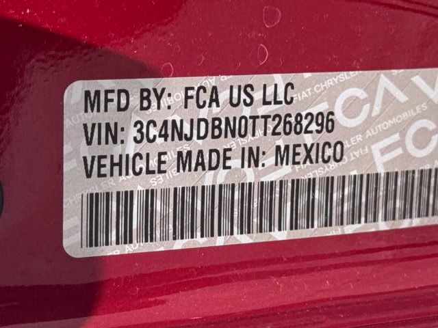 2026 Red Hot Pearlcoat Jeep Compass Latitude Altitude 4X4 SUV