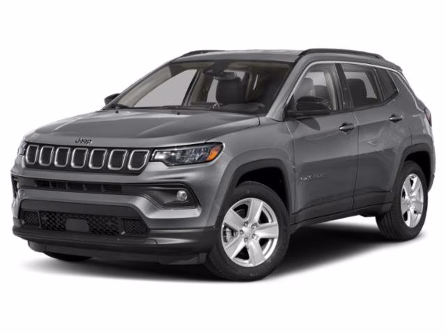 2022 Bright White Clearcoat Jeep Compass Latitude Lux 4X4 SUV