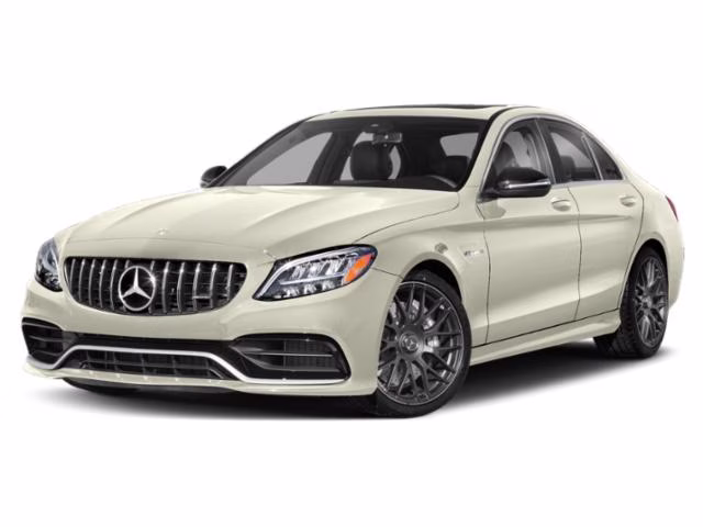 2021 White Mercedes-Benz C-Class C 63 S AMGr RWD Sedan