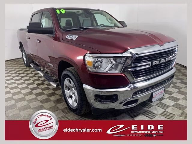 2019 Delmonico Red Pearlcoat Ram 1500 Big Horn 4X4 Truck