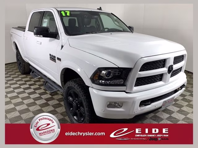 2017 Bright White Clearcoat Ram 2500 Laramie 4X4 Truck