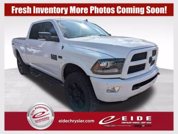 2017 Bright White Clearcoat Ram 2500 Laramie 4X4 Truck