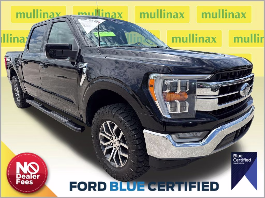 2021 Agate Black Metallic Ford F-150 Lariat RWD Truck