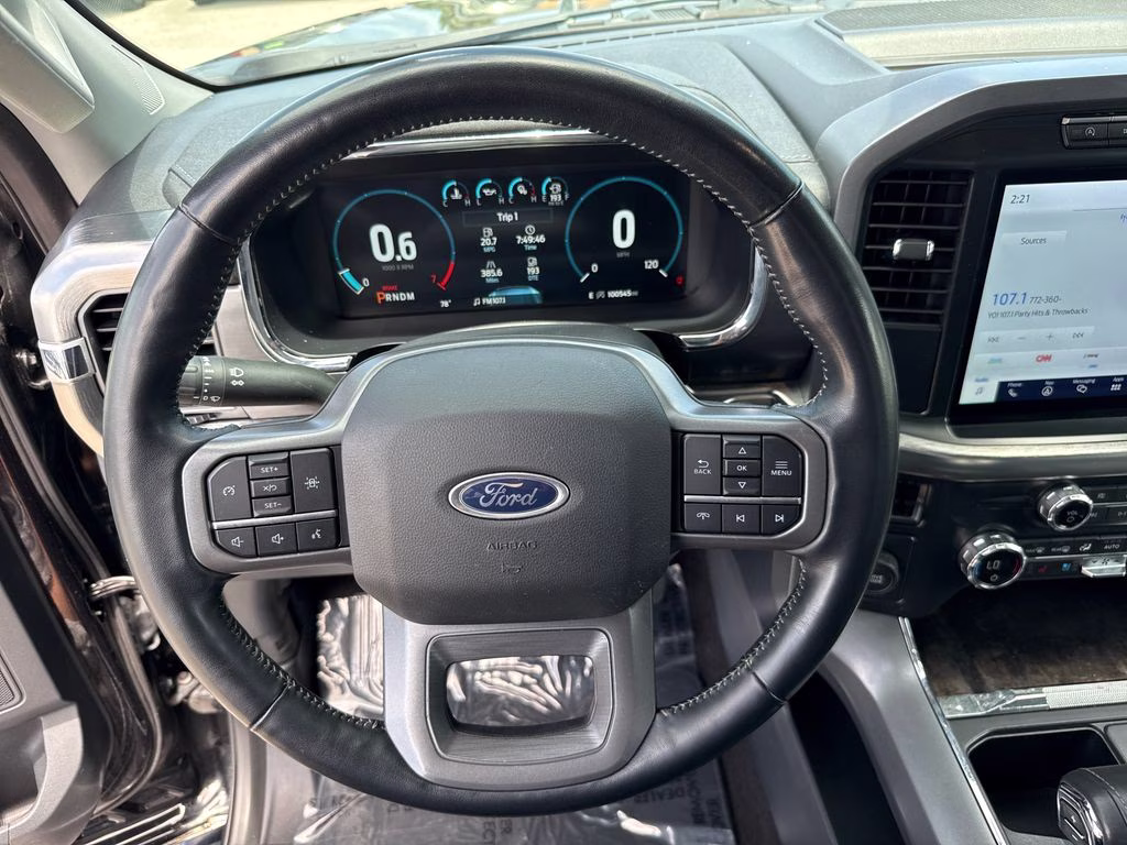 2021 Agate Black Metallic Ford F-150 Lariat RWD Truck