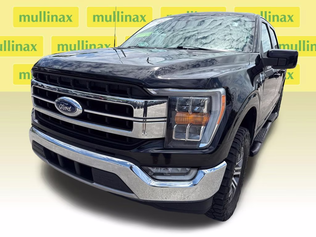 2021 Agate Black Metallic Ford F-150 Lariat RWD Truck