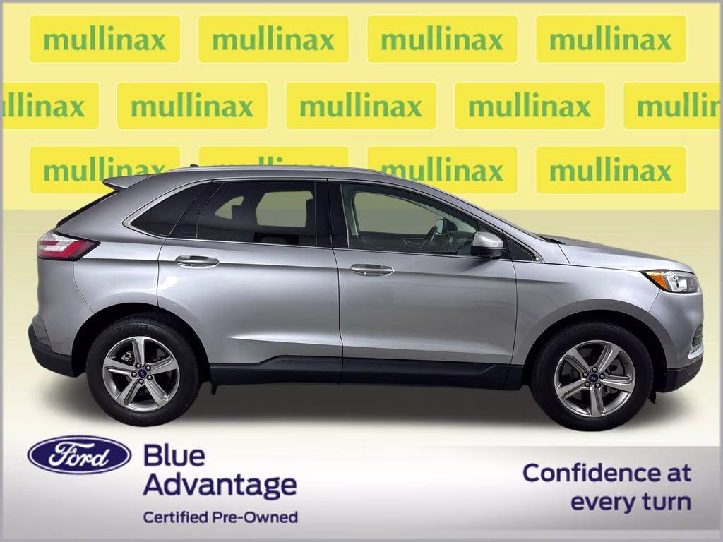 2021 Iconic Silver Metallic Ford Edge SEL FWD SUV