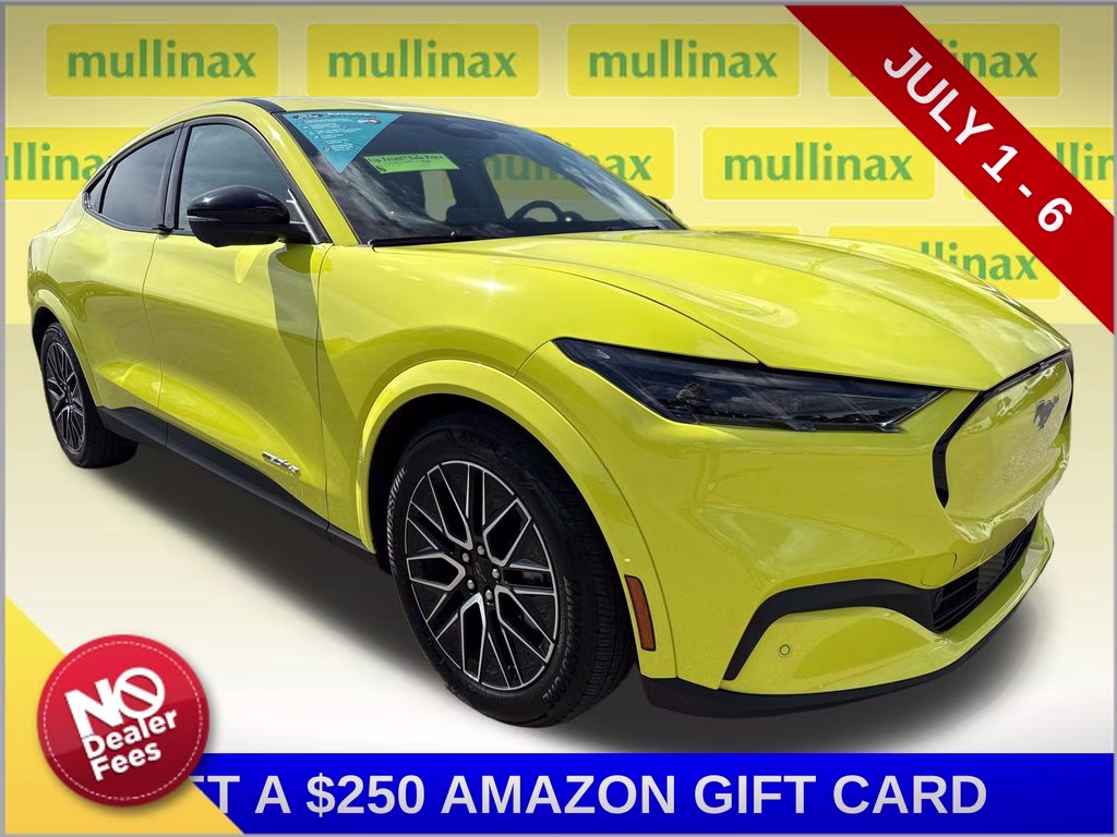 2025 Grabber Yellow Ford Mustang Mach-E Premium RWD SUV