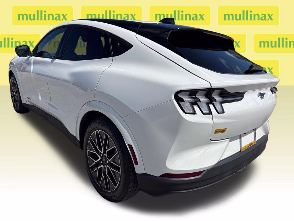 2025 Star White Metallic Tri-Coat Ford Mustang Mach-E Premium RWD SUV