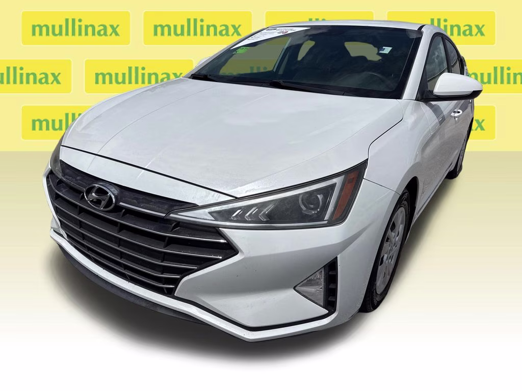 2019 Quartz White Pearl Hyundai Elantra SE FWD Sedan