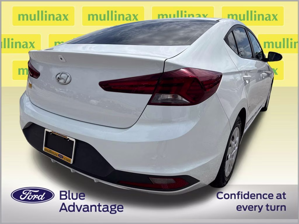 2019 Quartz White Pearl Hyundai Elantra SE FWD Sedan