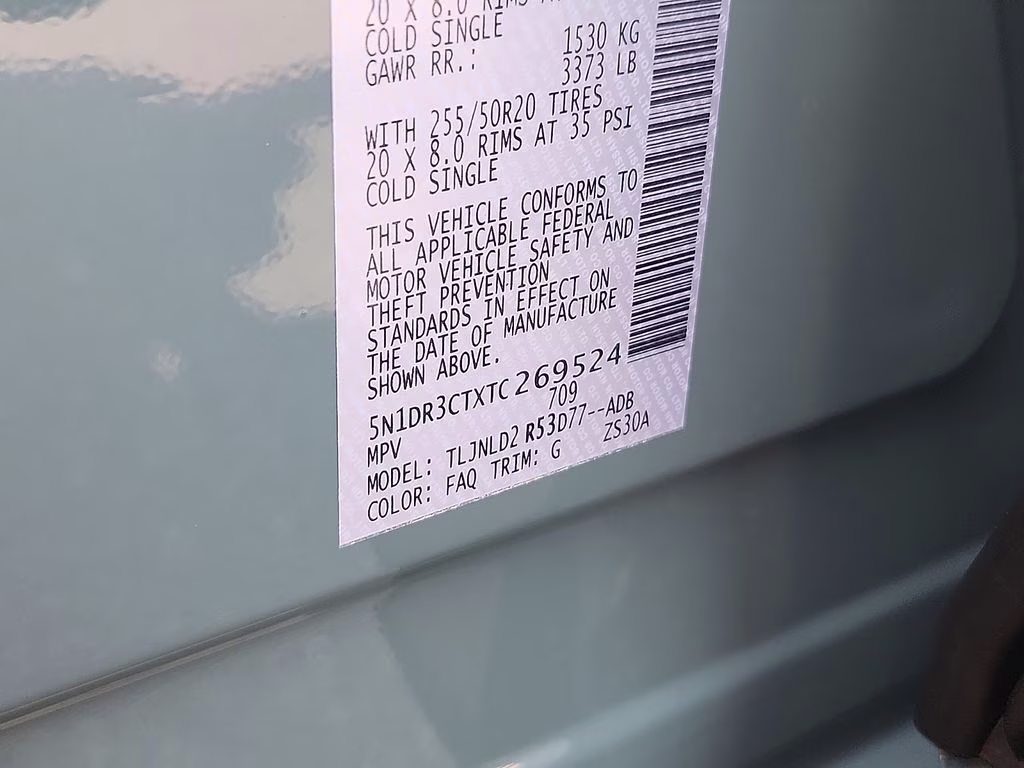 2026 Baltic Teal Nissan Pathfinder SL 4X4 SUV