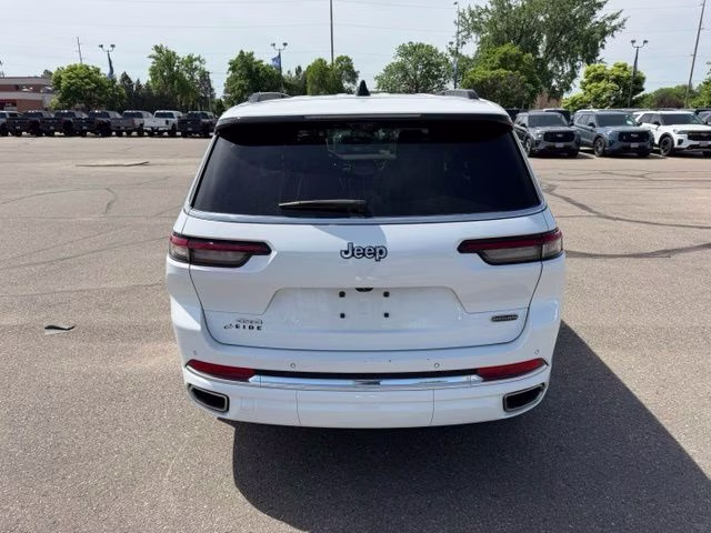 2023 Bright White Clearcoat Jeep Grand Cherokee L Overland 4X4 SUV