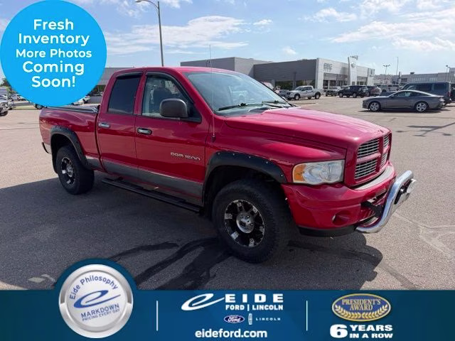 2003 Flame Red Clearcoat Dodge Ram 1500 ST 4X4 Truck
