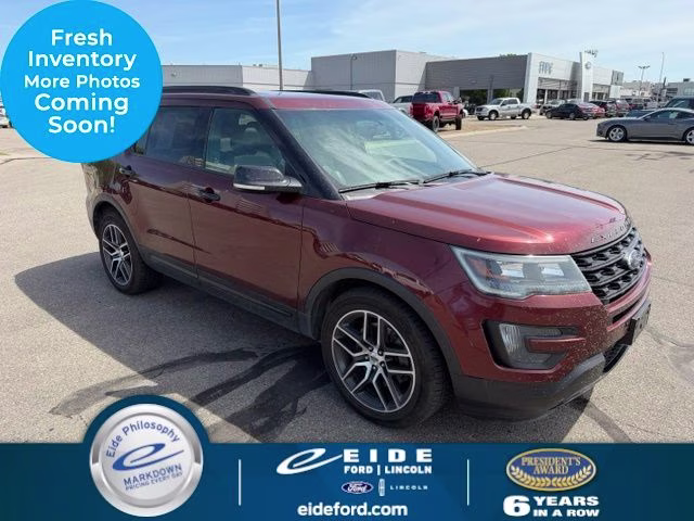 2016 Bronze Fire Metallic Tinted Clearcoat Ford Explorer Sport 4X4 SUV