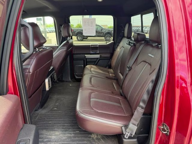 2017 Ruby Red Metallic Tinted Clearcoat Ford F-150 Platinum 4X4 Truck