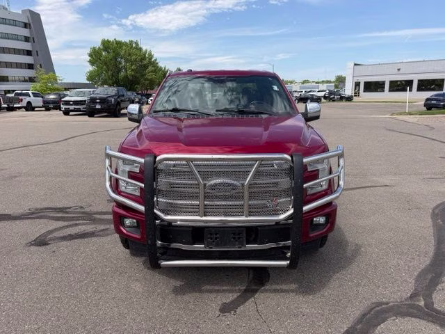2017 Ruby Red Metallic Tinted Clearcoat Ford F-150 Platinum 4X4 Truck