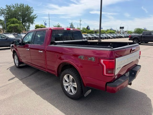 2017 Ruby Red Metallic Tinted Clearcoat Ford F-150 Platinum 4X4 Truck