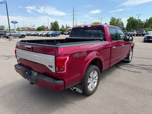 2017 Ruby Red Metallic Tinted Clearcoat Ford F-150 Platinum 4X4 Truck