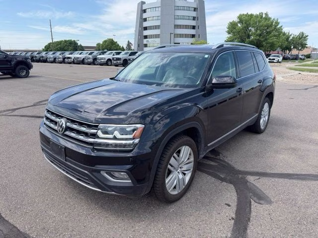 2019 Deep Black Pearl Volkswagen Atlas SEL Premium AWD SUV