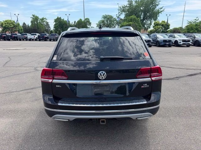 2019 Deep Black Pearl Volkswagen Atlas SEL Premium AWD SUV