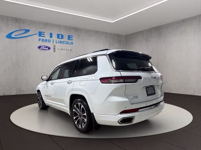 2023 Bright White Clearcoat Jeep Grand Cherokee L Overland 4X4 SUV