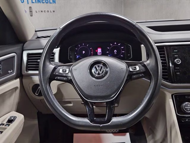 2019 Deep Black Pearl Volkswagen Atlas SEL Premium AWD SUV