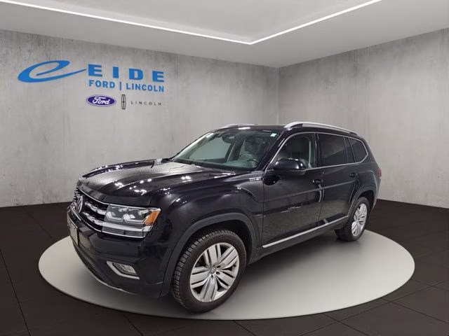 2019 Deep Black Pearl Volkswagen Atlas SEL Premium AWD SUV